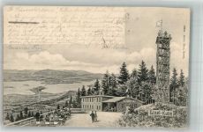 8835 Feusisberg 1904 Foto AK Feusisberg Aussichtsturm Etzel-Kulm Gasthaus