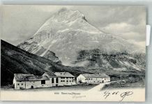 Bernina 1906 Foto AK Pension Bernina-Häuser