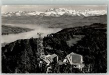 8143 Uetliberg 1955 Foto AK Aussichtturm Berghaus Uto-Kulm