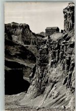 Gspaltenhornhütte Foto AK Hüttenstempel
