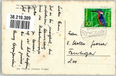 Gspaltenhornhütte Foto AK Hüttenstempel