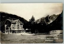 Engelhörner Foto AK Hotel Kurhaus Schwarzwald-Alp