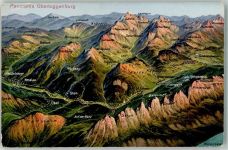 9063 Stein AR Gebrauchsspuren Obertoggenburg Landkarte