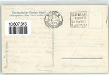 4000 Basel Bâle - Zoologischer Garten Schimpanse Max auf Condor Velo