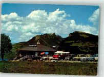3703 Aeschiried Foto AK Gasthaus Chemihütte VW Käfer Omnibus Auto
