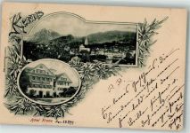 6064 Kerns 1899 Foto AK Hotel Krone