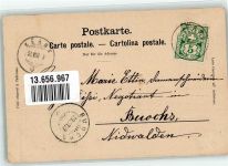 6064 Kerns 1899 Foto AK Hotel Krone