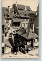 4000 Basel Bâle - Alte Häuser an der Falknerstrasse