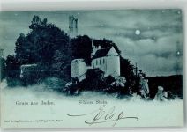 5400 Baden 1898 Mondschein Schloss Stein