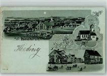 9205 Waldkirch 1901 BOAKC Handlung Huber Gasthaus Kreuz Lithographie