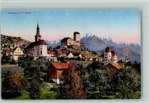 7320 Sargans 1930 - mit Falknis