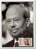 Füsrt Franz Josef II. Gedenkausgabe Trauermarken Ausgabe 5. Juni 1990 Adel Liechtenstein