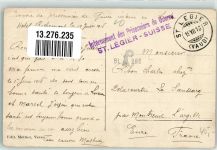 1806 St-Légier-La Chiésaz 1916 Gebrauchsspuren Groupe de pisonniers de guerre francais a l'Horel Richemont