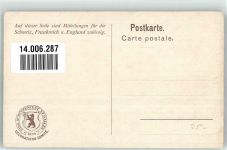 9000 St. Gallen S. Gallo Künstlerkarte Offizielle Karte Nr. 3