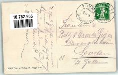 7166 Trun Foto AK Korn-Histen zum Trocknen und Reifen des Korns Bündner Oberland