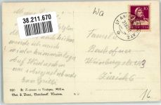 7246 St. Antönien 1931 Foto AK Kirche