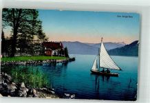 Aegerisee 1921 - Segelboot