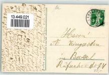 4432 Lampenberg 1911 Lithographie Buchstabenkarte Kurort Abendsmatt