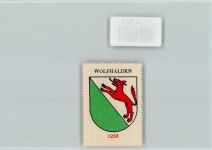 9427 Wolfhalden - Vignette Wappen Kaffee Hag ca 1920-1940