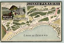 6900 Paradiso - Hotel Pension Daetwyler Straßenbahn Lago di Lugano