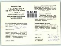 7563 Samnaun Dorf FOTO KEINE AK Pension Cafe Oliviero Raveisch-Samnau