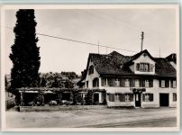 8706 Obermeilen Meilen 1955 Foto AK Restaurant Schiffli, sehr gute Erhaltung AK