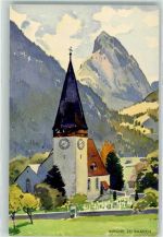 3792 Saanen - Kirche Friedhof
