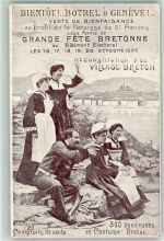 1200 Genève Genf - Bientot Botrel vente de Bienfrisance au Profit de la Paroisse de St. Francois Dienstmädchen