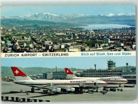 8000 Zürich - Swissair Boing 747 B