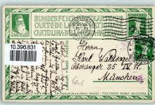 Helvetia mit Kindern sign. Eug. Durnand Bundesfeier / Pro Patria Schweiz 1917