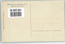 2800 Delémont Delsberg Foto AK Bahnhof- Quartier