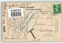 1225 Chêne-Bourg Villette GE 1909 - Denkmal Louis Favre