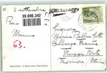 Galenstock Foto AK Hotel Hüttenstempel Urserental