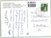 6815 Melide Gebrauchsspuren Swissminiatur Hauptstr. Morat Schloss Estevayer-le-Lac Neuchatel Romainmotier