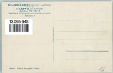 9534 Iddaburg - Gasthaus St. Iddaburg Gartenterrasse Oldtimer Alpenpanorama