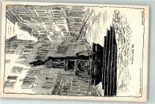 1200 Genève Genf Künstlerkarte Fontaine de la Cite sign. Helene Hantz