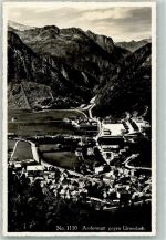 6490 Andermatt 1953 Foto AK Bahnpost Zug 2615