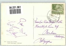 6490 Andermatt 1953 Foto AK Bahnpost Zug 2615