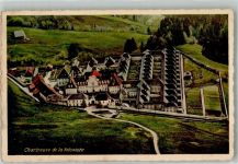 1654 La Valsainte Cerniat FR Foto AK Feldpost CP.E.M. Bat.Füs. 13 Kartause