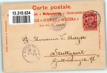 9000 St. Gallen S. Gallo 1897 Lithographie Dom- Kirche Marktplatz