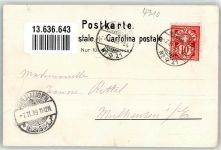 4310 Rheinfelden 1899 Lithographie Bahnhof Gasthaus Hotel E. Müller Eisenbahn