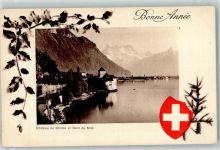 Chillon Chateau 1919 - Bonne Annee