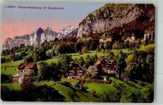 8881 Walenstadtberg 1920 Foto AK Sanatorium