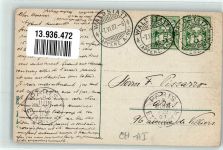 9104 Waldstatt 1907 Gebrauchsspuren Hirschengarten