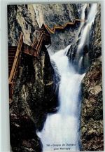 1920 Martigny - Karte drehen! Gorges du Durnand