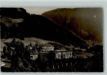 6363 Fürigen - Fliegeraufnahme Hotel Fürigen über dem Vierwaldstättersee mit eigener Bergbahn zum Strandbad