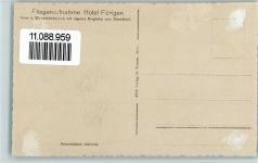 6363 Fürigen - Fliegeraufnahme Hotel Fürigen über dem Vierwaldstättersee mit eigener Bergbahn zum Strandbad