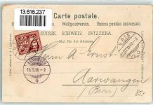 9056 Gais 1898 Lithographie Neues Schulhaus Verlag Künzli Nr 693