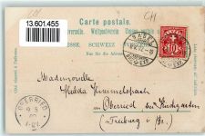 4103 Bottmingen 1902 Lithographie Schloss-Allee Schloss Bottmingen Konzertsaal