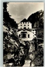 7312 Pfäfers Foto AK Taminaschlucht Hotel Foto Fetzer